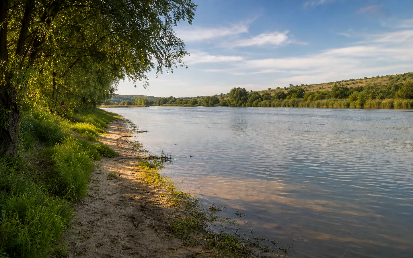 Берег Прута у Загаранчи