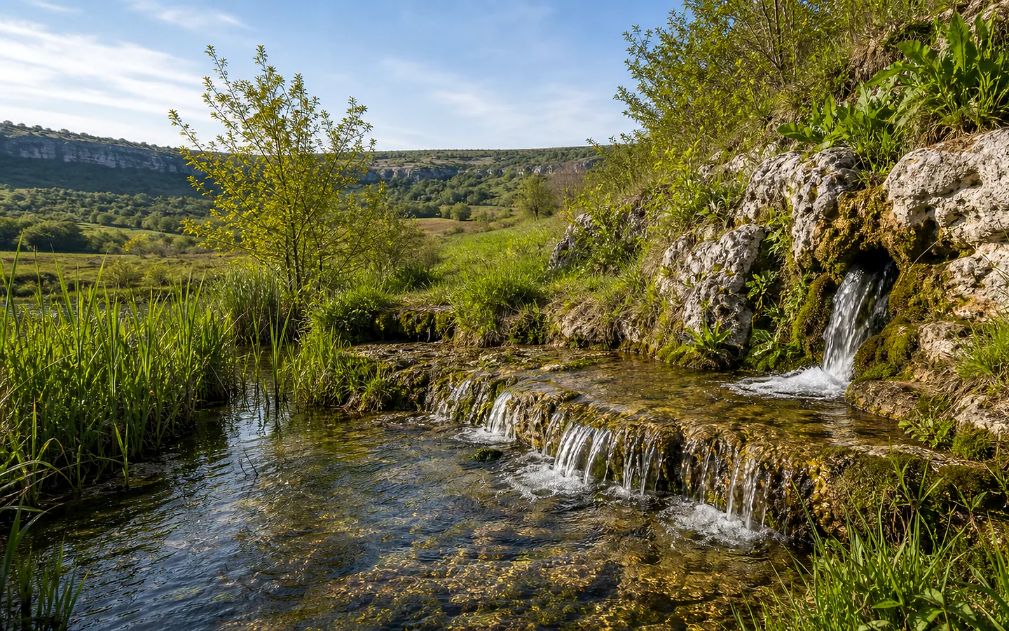 Cascadă-Izvor, Jora de Mijloc